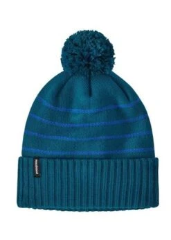 Patagonia Powder Town Beanie 22 Patagonia Powder Town Beanie -Ski Equipment 2122 patagonia powdertownbeanie perennialstripeknitstellarblue