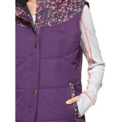 Roxy Women's Dice Vest 9 Roxy Women's Dice Vest -Ski Equipment blackberry roxy dice vest women s 32623