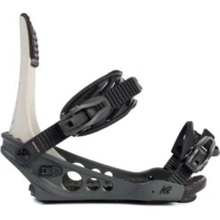 K2 Snowboarding Men's Meridian Snowboard Bindings 8 K2 Snowboarding Men's Meridian Snowboard Bindings -Ski Equipment f22 k2sb meridian homerun side