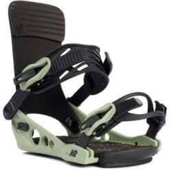 K2 Snowboarding Men's Meridian Snowboard Bindings 9 K2 Snowboarding Men's Meridian Snowboard Bindings -Ski Equipment f22 k2sb meridian jade front34