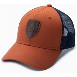 Kuhl Men's Rustik Born Trucker -Ski Equipment fw22 23873 rustik born trucker cap rust front