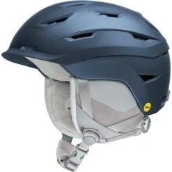 Smith Women's Liberty MIPS Helmet -Ski Equipment fw22 snow liberty mips matte metallic french navy e006300945559
