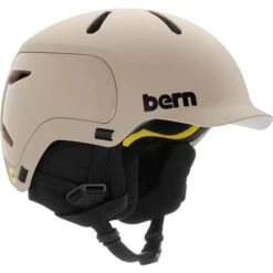 Bern Watts 2.0 MIPS Helmet 5 Bern Watts 2.0 MIPS Helmet -Ski Equipment fw22wntr watts 2.0 mips matte sand 810014049564 main