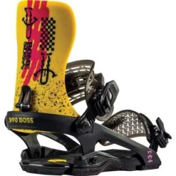 Rome Snowboards Men's 390 Boss Snowboard Binding -Ski Equipment fw23 2223 rome bdg 390 artifact main