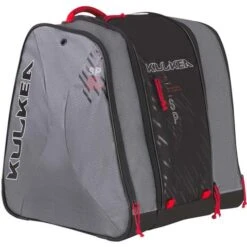 Kulkea Ski Boot Bag | Ski Boot Bag Backpack For Kids -Ski Equipment fw23 sp2gbr grey black red kulkea 1