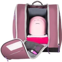 Kulkea Ski Boot Bag | Ski Boot Bag Backpack For Kids -Ski Equipment fw23 sp2rpu crimson lavender kulkea 3