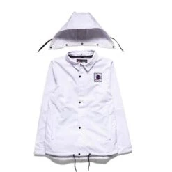 686 Men's Waterproof Coaches Jacket 17 686 Men's Waterproof Coaches Jacket -Ski Equipment fw23 686 menswaterproofcoachesjacket white 5