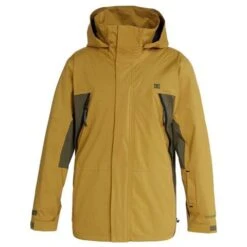 DC Shoes Men's Command 45K Jacket -Ski Equipment fw23 dc menscommand45kjacket bronzemist 11