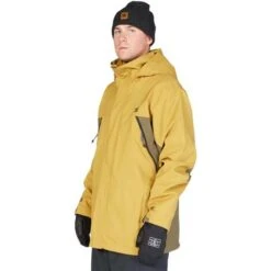 DC Shoes Men's Command 45K Jacket -Ski Equipment fw23 dc menscommand45kjacket bronzemist 6