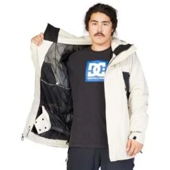 DC Shoes Men's Command 45K Jacket -Ski Equipment fw23 dc menscommand45kjacket pelican 4