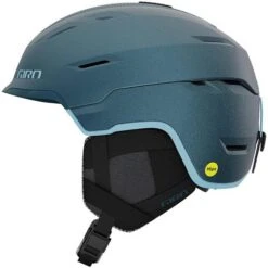 Giro Women's Tenaya Spherical Helmet With MIPS -Ski Equipment fw23 giro womenstenayasphericalmipshelmet matteanoharborblue 3