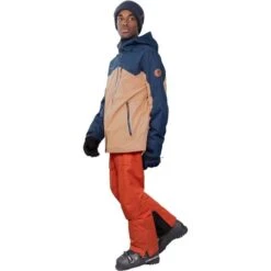 Obermeyer Men's Chandler Shell Jacket 6 Obermeyer Men's Chandler Shell Jacket -Ski Equipment fw23 obermeyer menschandlershelljacket dune 3