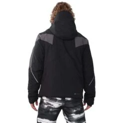 Obermeyer Men's Charger Jacket -Ski Equipment fw23 obermeyer menschargerjacket black 2