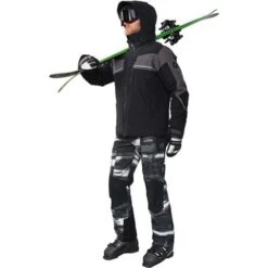 Obermeyer Men's Charger Jacket -Ski Equipment fw23 obermeyer menschargerjacket black 4