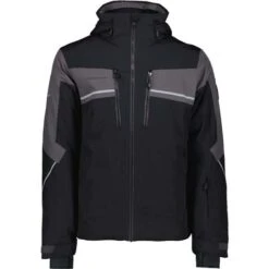 Obermeyer Men's Charger Jacket -Ski Equipment fw23 obermeyer menschargerjacket black 5