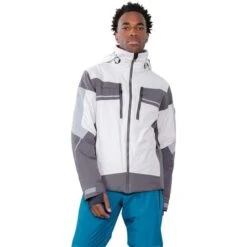 Obermeyer Men's Charger Jacket -Ski Equipment fw23 obermeyer menschargerjacket fog 1