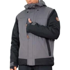 Obermeyer Men's Grommet Jacket 29 Obermeyer Men's Grommet Jacket -Ski Equipment fw23 obermeyer mensgrommetjacket coal 4