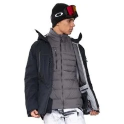 Obermeyer Men's Highlands Shell Jacket -Ski Equipment fw23 obermeyer menshighlandsshelljacket black 3