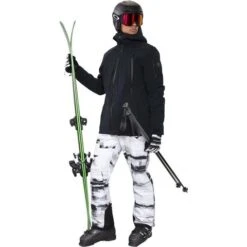 Obermeyer Men's Highlands Shell Jacket -Ski Equipment fw23 obermeyer menshighlandsshelljacket black 4