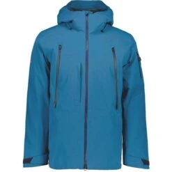 Obermeyer Men's Highlands Shell Jacket -Ski Equipment fw23 obermeyer menshighlandsshelljacket blueagave 6