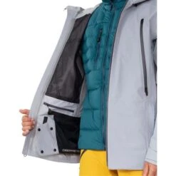 Obermeyer Men's Highlands Shell Jacket -Ski Equipment fw23 obermeyer menshighlandsshelljacket shale 3