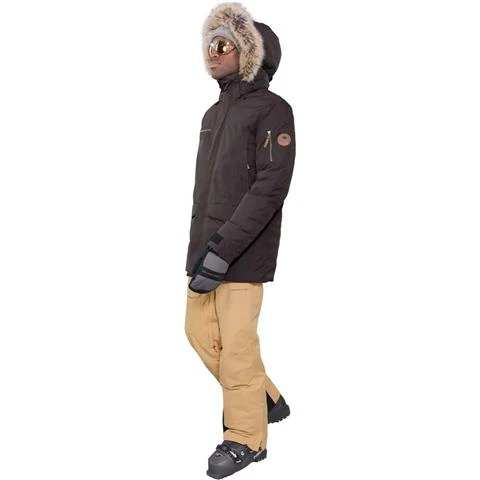 Obermeyer Men's Ridgeline Jkt W/ Faux Fur 10 Obermeyer Men's Ridgeline Jkt W/ Faux Fur - Image 10