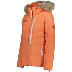 Obermeyer Women's Circe Down Jacket -Ski Equipment fw23 obermeyer womenscircedownjacket cantaloupe 3