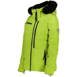 Obermeyer Women's Circe Down Jacket -Ski Equipment fw23 obermeyer womenscircedownjacket honeydew 3