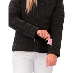 Obermeyer Women's Devon Down Jacket -Ski Equipment fw23 obermeyer womensdevondownjacket blackdiamond 3