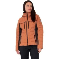 Obermeyer Women's Devon Down Jacket -Ski Equipment fw23 obermeyer womensdevondownjacket coppershimmer 1