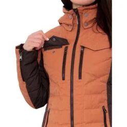 Obermeyer Women's Devon Down Jacket -Ski Equipment fw23 obermeyer womensdevondownjacket coppershimmer 4