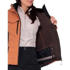 Obermeyer Women's Devon Down Jacket -Ski Equipment fw23 obermeyer womensdevondownjacket coppershimmer 7