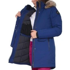 Obermeyer Women's Sojourner Down Jacket -Ski Equipment fw23 obermeyer womenssojournerdownjacket navy 4