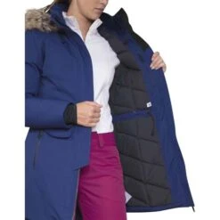 Obermeyer Women's Sojourner Down Jacket -Ski Equipment fw23 obermeyer womenssojournerdownjacket navy 5