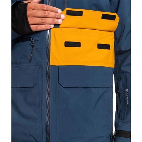 Quiksilver Men's Black Alder Stretch GTX Jacket 5 Quiksilver Men's Black Alder Stretch GTX Jacket - Image 5