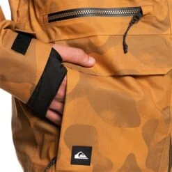 Quiksilver Men's S Carlson Stretch Quest Jacket 9 Quiksilver Men's S Carlson Stretch Quest Jacket -Ski Equipment fw23 quiksilver menscarlsonstretchquestjacket buckthornbrownfadeoutcamo 5