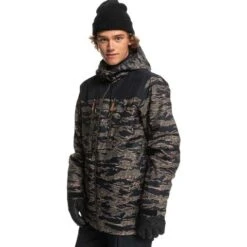 Quiksilver Men's Fairbanks Jacket 15 Quiksilver Men's Fairbanks Jacket -Ski Equipment fw23 quiksilver mensfairbanksjacket grapeleaftigercamo 1