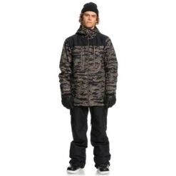 Quiksilver Men's Fairbanks Jacket 17 Quiksilver Men's Fairbanks Jacket -Ski Equipment fw23 quiksilver mensfairbanksjacket grapeleaftigercamo 3