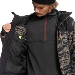 Quiksilver Men's Fairbanks Jacket 18 Quiksilver Men's Fairbanks Jacket -Ski Equipment fw23 quiksilver mensfairbanksjacket grapeleaftigercamo 4