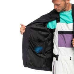 Quiksilver Men's High In The Hood Jacket -Ski Equipment fw23 quiksilver menshighinthehoodjacket trueblack 4