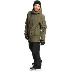 Quiksilver Men's Mission 3-in-1 Jacket -Ski Equipment fw23 quiksilver mensmission3in1jacket grapeleaf 4