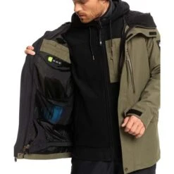 Quiksilver Men's Mission 3-in-1 Jacket -Ski Equipment fw23 quiksilver mensmission3in1jacket grapeleaf 8