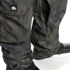 Quiksilver Men's Utility Bib -Ski Equipment fw23 quiksilver mensutilitybib trueblackfadeoutcamo 5