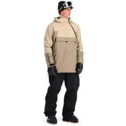 Spyder Men's All Out Anorak 24 Spyder Men's All Out Anorak -Ski Equipment fw23 spyder mensalloutanorak timberwolf 3