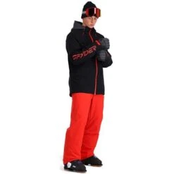 Spyder Men's Anthem GTX Insulated Jacket -Ski Equipment fw23 spyder mensanthemgtxinsulatedjacket blackvolcano 3