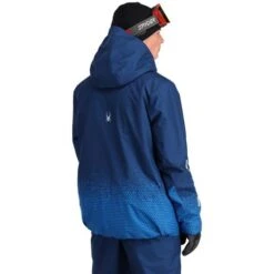 Spyder Men's Anthem GTX Insulated Jacket -Ski Equipment fw23 spyder mensanthemgtxinsulatedjacket fadedgeocollegiate 2