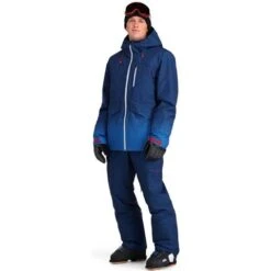 Spyder Men's Anthem GTX Insulated Jacket -Ski Equipment fw23 spyder mensanthemgtxinsulatedjacket fadedgeocollegiate 3