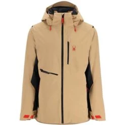 Spyder Men's Avid Jacket 26 Spyder Men's Avid Jacket -Ski Equipment fw23 spyder mensavidjacket tanninblack 4