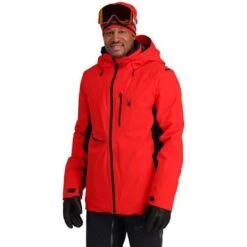 Spyder Men's Avid Jacket 28 Spyder Men's Avid Jacket -Ski Equipment fw23 spyder mensavidjacket volcanoblack 1