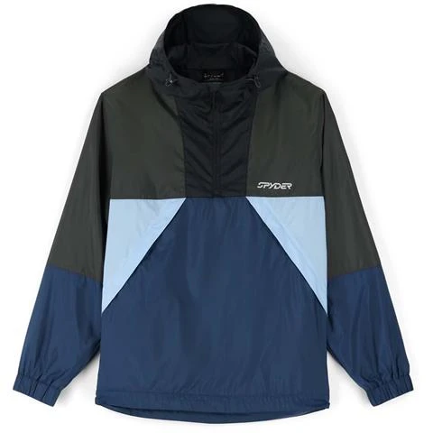 Spyder Men's Belford Windbreaker Anorak Jacket 1 Spyder Men's Belford Windbreaker Anorak Jacket
